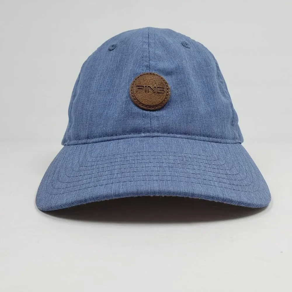 Ping Golf Adult Mens One Size Blue Casual Adjustable Strapback Cap Hat